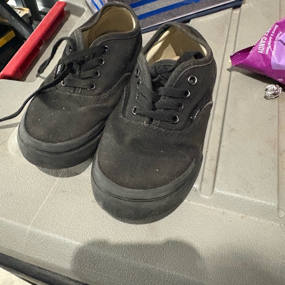 Vans Black Kids Sneakers